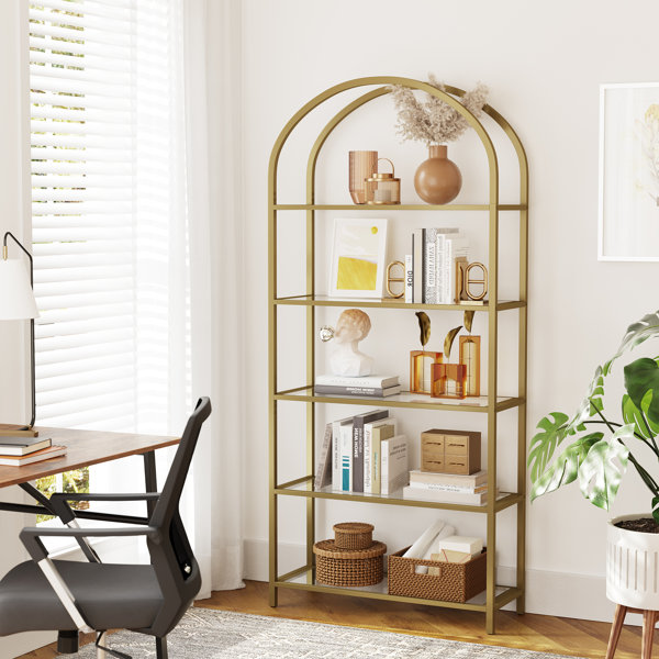 Arched Bookshelf Wayfair